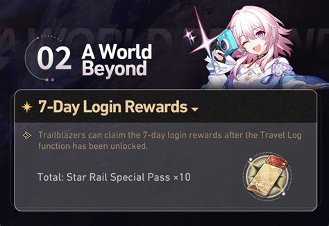 login reward honkai star rail