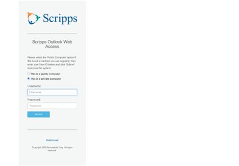 login to scripps email