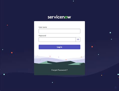 login to service now