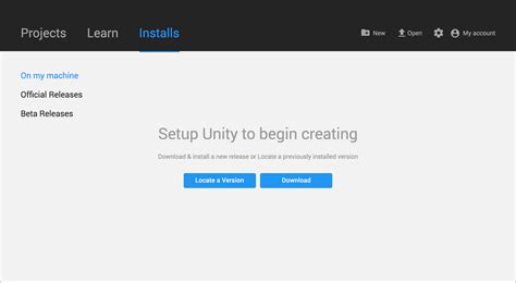 login unity hub