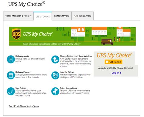 login ups my choice