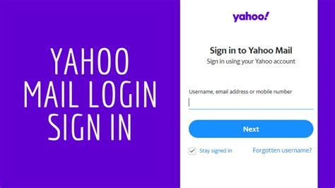 login yahoo mail account with password code