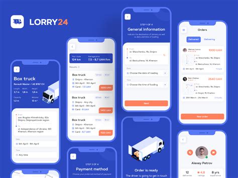 logistics mobile apps for cargo booking