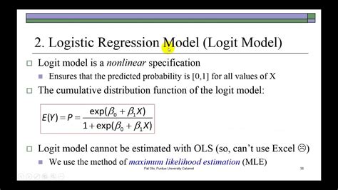 logit model equation