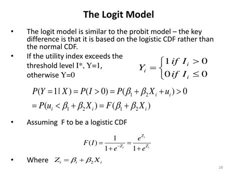 logit model notation