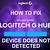 logitech g hub can't find my device