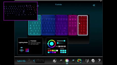 logitech change keyboard layout