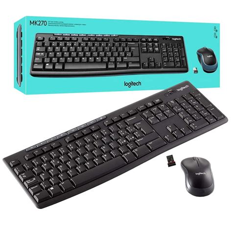 Logitech Combo Mk270 Wireless Keyboard & Mouse Set