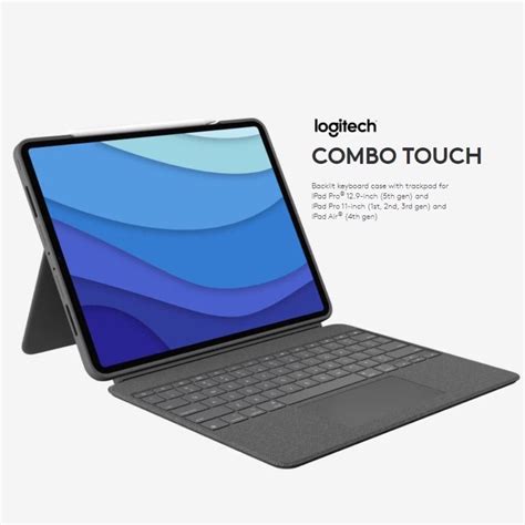 Logitech Combo Touch Backlit Keyboard
