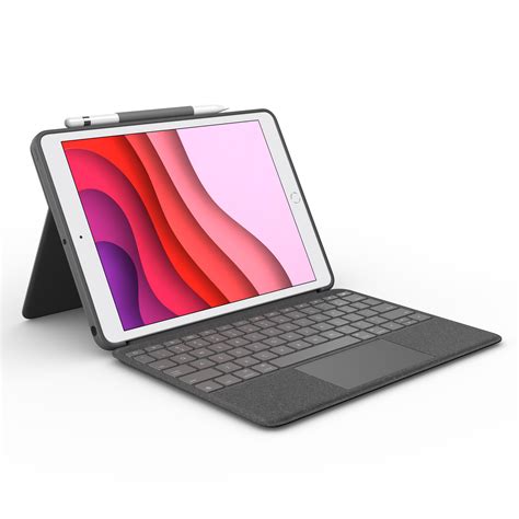 logitech combo touch ipad keyboard case with trackpad