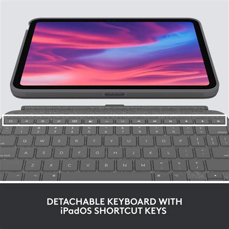 logitech combo touch keyboard controls