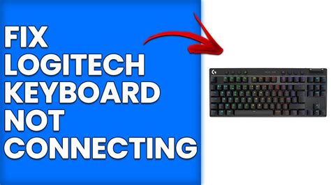 Logitech Ergo Keyboard Not Connecting