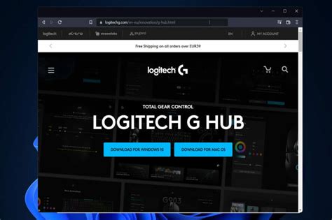 logitech g hub download windows 11