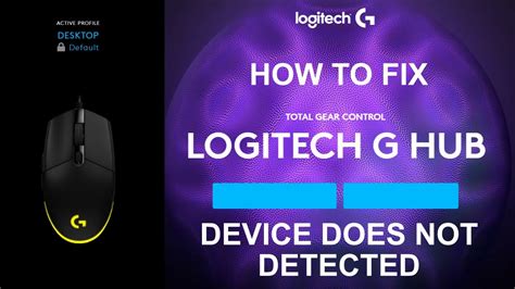 logitech g hub not detecting g923