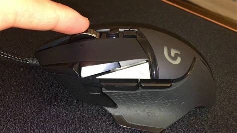 logitech g502 problem with scroll wheel