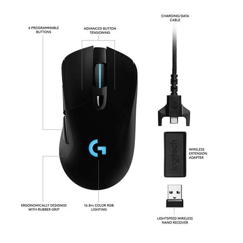 logitech g703 charge time
