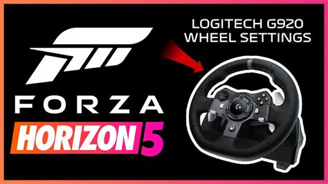 Forza Horizon 4 Best Pc Settings For Logitech G29 G920 Wheels Youtube