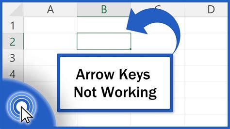 logitech keyboard arrow keys not working in excel