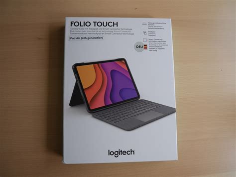 Logitech Keyboard Case Folio Touch Grau
