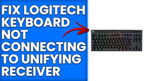 logitech keyboard not connecting via usb