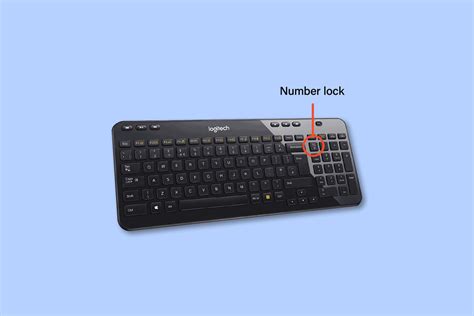 logitech keyboard number lock