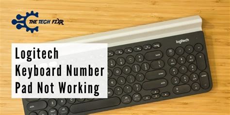 logitech keyboard numeric keypad not working