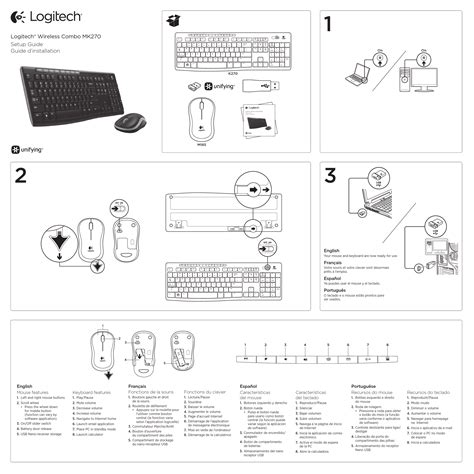 Logitech Mk270 Wireless Keyboard And Mouse Combo Installation