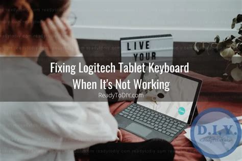 logitech tablet keyboard not working