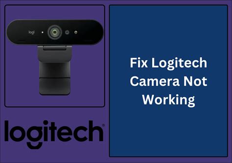 logitech usb camera not working