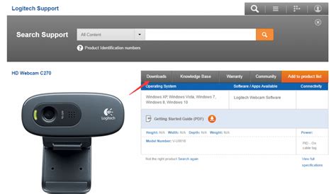 logitech web camera drivers windows 10