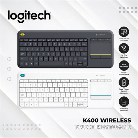 Logitech Wireless Keyboard/Mouse Combo K400 Plus