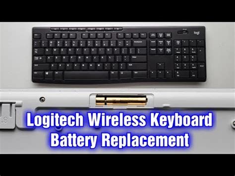 logitech wireless keyboard and mouse battery replacement