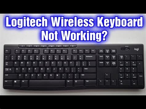 logitech wireless keyboard not charging