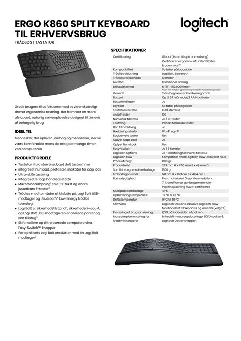 ++ 50 ++ ergonomic keyboard logitech k860 260778Logitech ergonomic