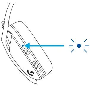 Logitech G435 Ultralight Wireless Bluetooth Gaming Headset Blue And