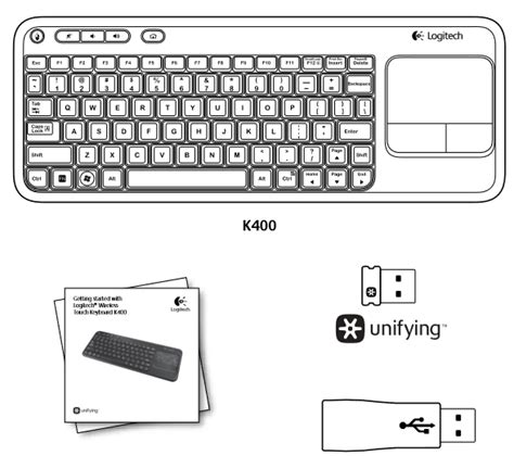 Logitech K400+ Manual