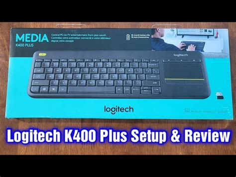 Logitech K400 PLUS WIRELESS TOUCH KEYBOARD Vibe Gaming