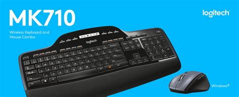 Logitech MK710 Wireless Mouse And Keyboard Black Techinn