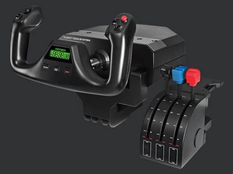 Logitech Flight Yoke System, Switch Panel, & Multi Panel MS Flight