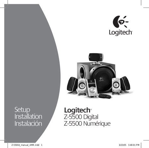 Kommandant Beachten Ladenbesitzer bedienungsanleitung logitech z 5500