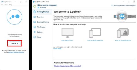 logmein client app