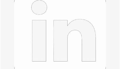Logo Blanc Linkedin White Icon At Collection Of