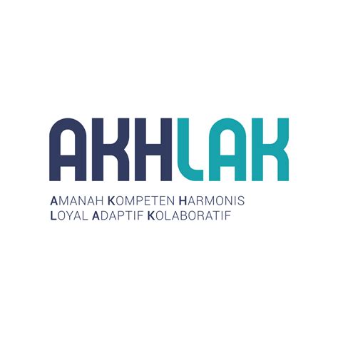 logo akhlak putih png