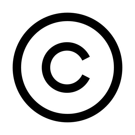 logo copyright blanc png