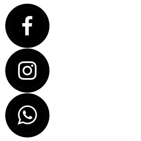 logo de facebook instagram y whatsapp png
