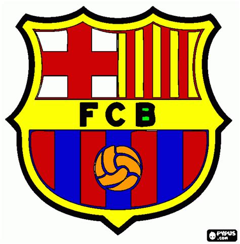 logo del barcelona para dibujar