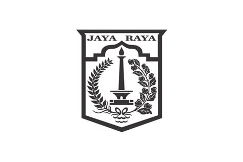 logo jakarta hitam putih
