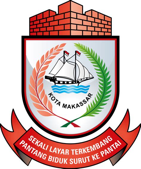 logo kota makassar png