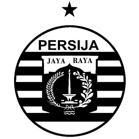 logo persija hitam putih