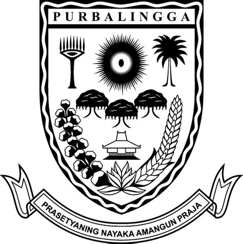 logo purbalingga hitam putih